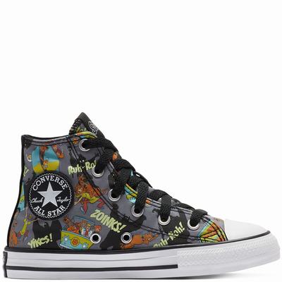 Gyerek Converse x Scooby-Doo Chuck Taylor All Star Magasszárú Cipő CO5183709 Fekete/Fehér